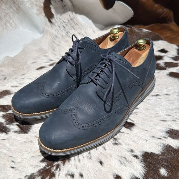 Cole haan Blue Leather Original‎ grand Wings Size 12 A14 main image 10